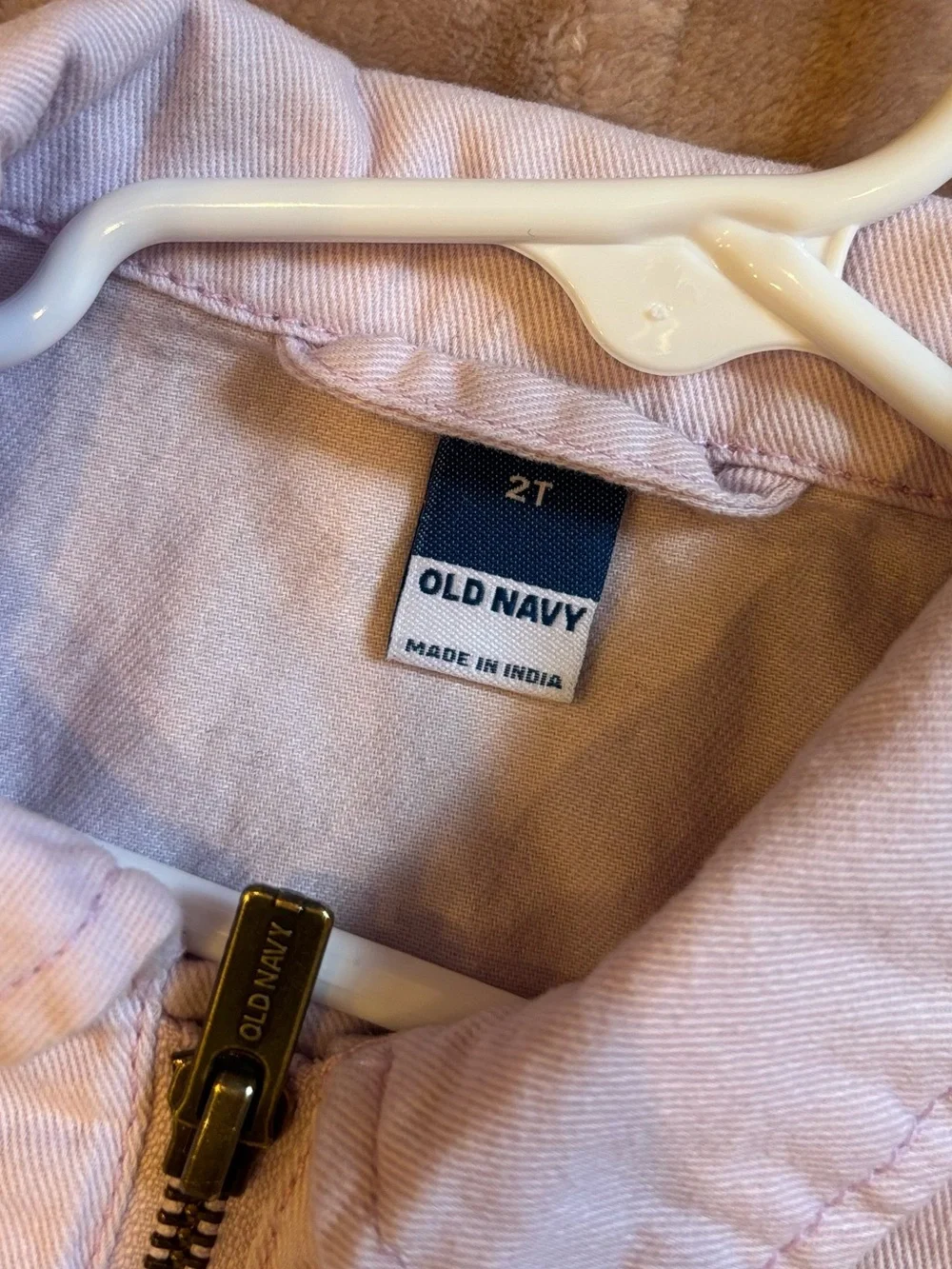 Old Navy Short-Sleeve Utility Cargo Jumpsuit Lilac Ice Toddler Girls 2T